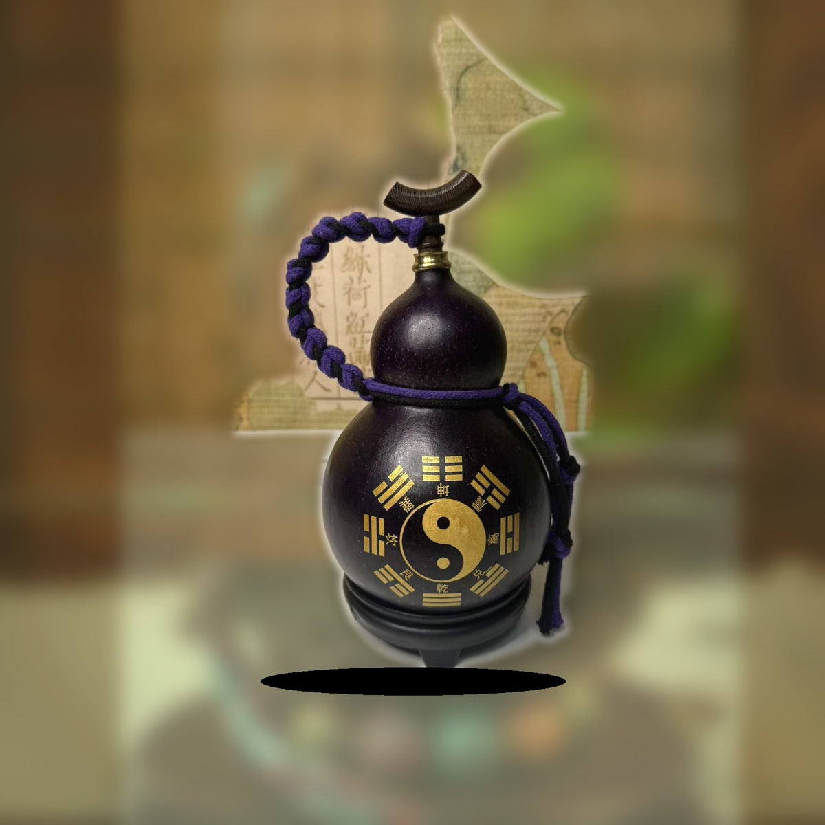 Quiet Balance: The Midnight Talisman Gourd